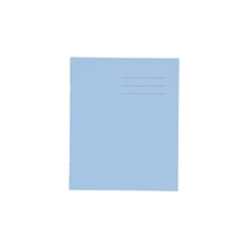 8x6.5" Exercise Book 48 Page, 5mm Squared, Light Blue - Pack of 100